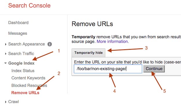 remove URL option